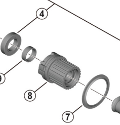 Shimano Micro Spline Kassettehylster MT410